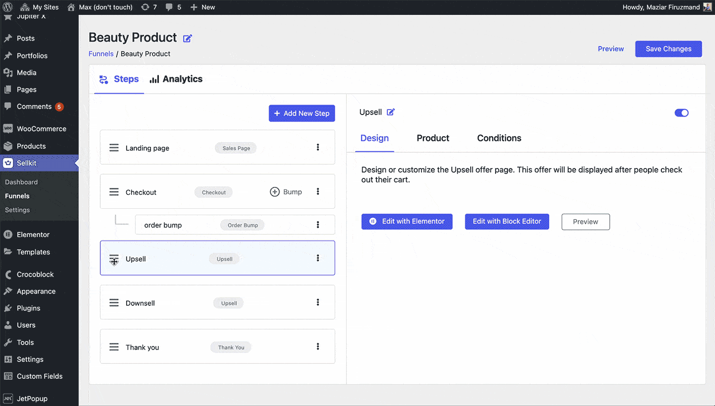 SellKit Most advanced funnel builder for WordPress